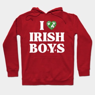 i love irish boy sht patrick day Hoodie